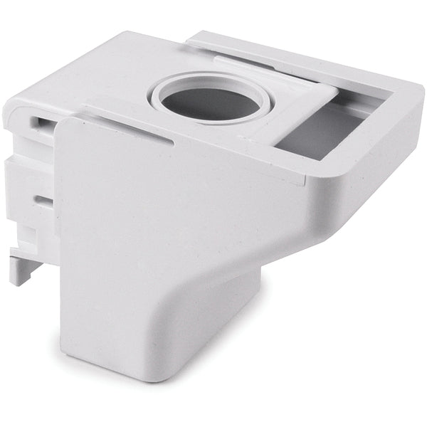Hellermann Tyton TSRP3W-50 Ceiling Drop, 1-3/4", 3-Piece, PVC, White, Bag of 10