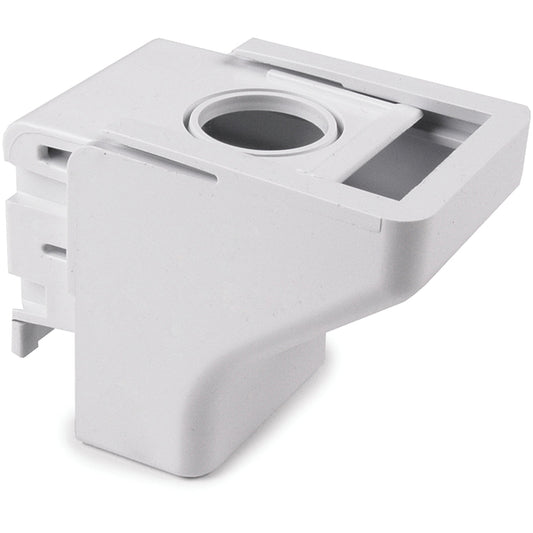 Hellermann Tyton TSRP3W-50 Ceiling Drop, 1-3/4", 3-Piece, PVC, White, Bag of 10