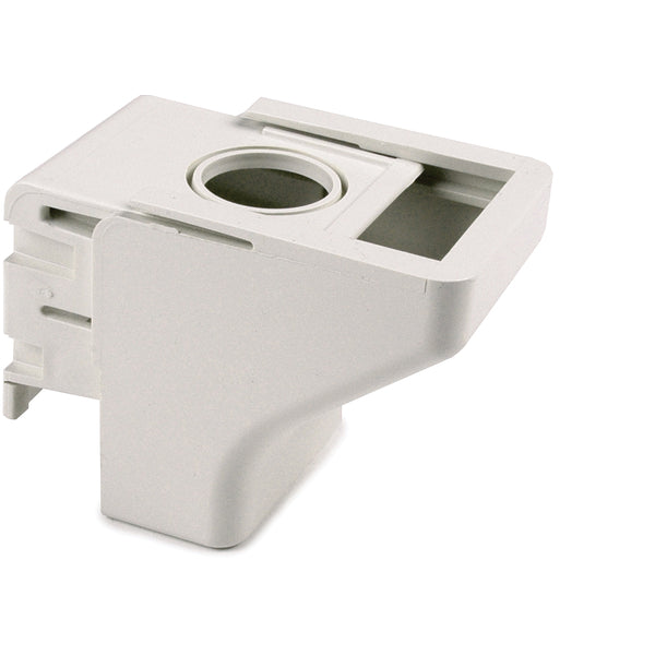 Hellermann Tyton TSRP2FW-50 Ceiling Drop, 1-1/4", 3-Piece, PVC, Office White, Bag of 10