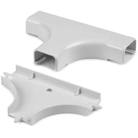 Hellermann Tyton TSRP2W-21-1 Tee Cover, 1-1/4", 1" Bend Radius, PVC, White, Bag of 10