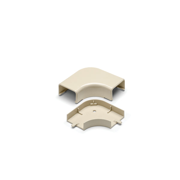 Hellermann Tyton TSRP2I-25-1 Elbow Cover, 1-1/4", 1" Bend Radius, PVC, Ivory, Bag of 10