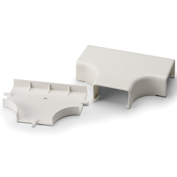 Hellermann Tyton TSRP3FW-21-1 Tee Cover, 1-3/4", 1" Bend Radius, PVC, Office White, Bag of 10