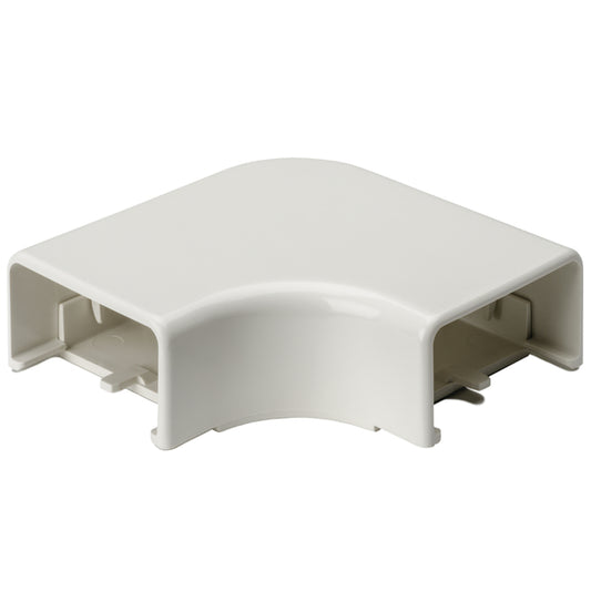 Hellermann Tyton TSRP3FW-25-1 Elbow Cover, 1-3/4", 1" Bend Radius, PVC, Office White, Bag of 10