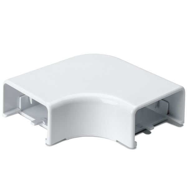 Hellermann Tyton TSRP1W-25-1 Elbow Cover, 3/4", 1" Bend Radius, PVC, White, Bag of 10