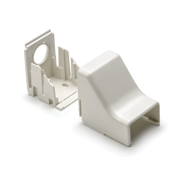Hellermann Tyton TSRP1FW-50 Ceiling Drop, 3/4", 3-Piece, PVC, Office White, Bag of 10