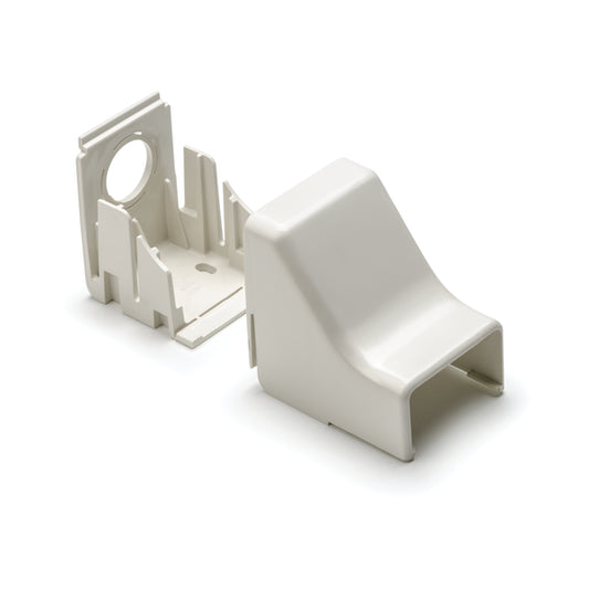 Hellermann Tyton TSRP1FW-50 Ceiling Drop, 3/4", 3-Piece, PVC, Office White, Bag of 10
