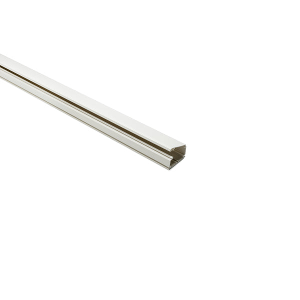 Hellermann Tyton TSRP3FW-6A One Piece Power Rated Raceway, 1-3/4", 6.0 ft Long, PVC, Office White, 120ft/Carton