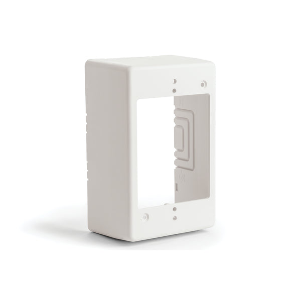 Hellermann Tyton TSRFW-JB3 Single Gang Junction Box, 2.77" Deep, PVC, Office White, 1/bg