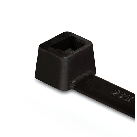 Hellermann Tyton 117-08070 Cable Tie, 8" Long, 80lb Tensile Strength, PA66HS, Black, 1000/pkg