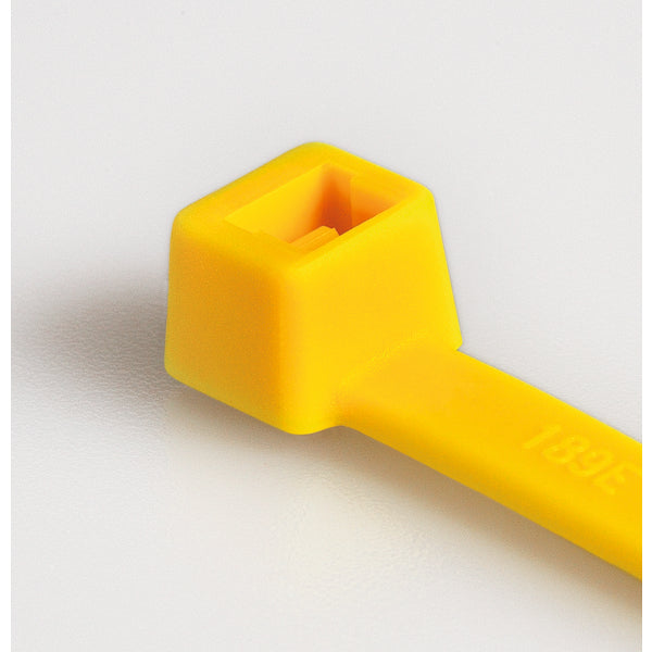 Hellermann Tyton 111-02387 Heavy Duty Cable Tie, 32" Long, UL Rated, 175lb Tensile Strength, PA66, Yellow, 50/pkg