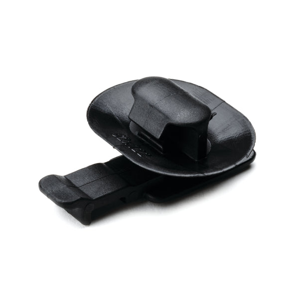 Hellermann Tyton 151-00835 Connector Clip with Oval Fir Tree, 0.7 - 1.3 mm Panel Thickness, 6.2 x 12.2 mm Hole Dia, PA66HIRHS, Black, 10,000/box