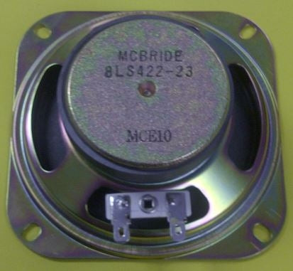 Marsland X-8LS422-23 8 Ohm 6.0-Watt 4" Square Speaker