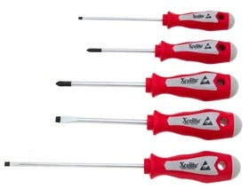 Xcelite XPE500 Screwdriver 5 Piece Set, Ergo Handles