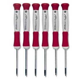 Xcelite XPTX600 Torx Screwdriver Set, T5/T6 Standard & T7/T8/T10/T15 Security/Tamper Proof