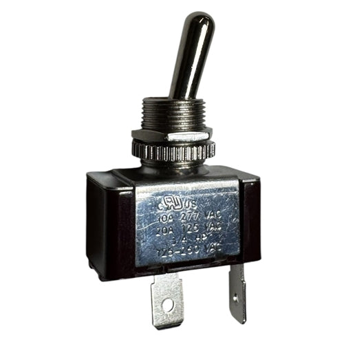Eaton XTD1A1A2 Toggle Switch SPST On-Off, 20A@125VAC, 10A@277VAC, 3/4HP, Up to 15A@28VDC, QC Terminals