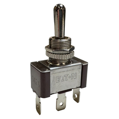 Eaton XTD2B1A Toggle Switch SPDT On-Off-On, 20A@125VAC, 10A@277VAC, 3/4HP, Up to 15A@28VDC, QC Terminals