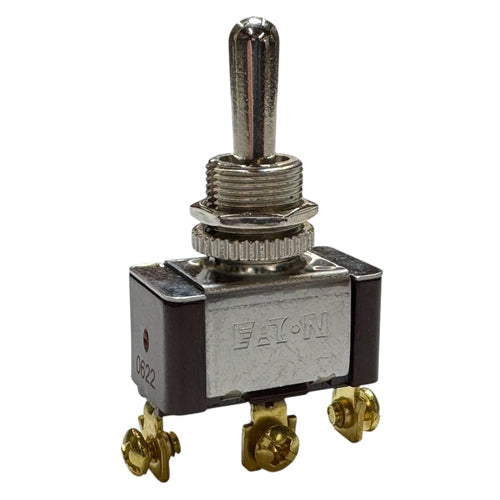 Eaton XTD2B2A Toggle Switch SPDT On-Off-On, 20A@125VAC, 10A@277VAC, 3/4HP, Up to 15A@28VDC, Screw Terminals