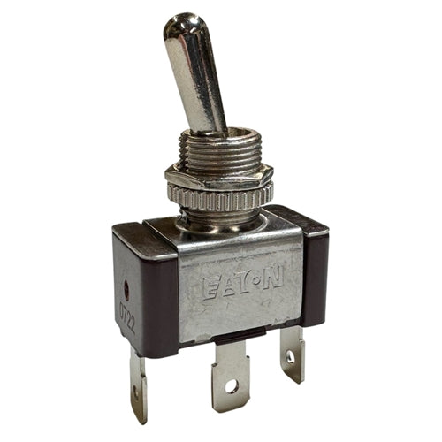 Eaton XTD2C1A Toggle Switch SPDT On-On, 20A@125VAC, 10A@277VAC, 3/4HP, Up to 15A@28VDC, QC Terminals