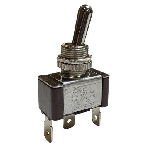 Eaton XTD2C1A Toggle Switch SPDT On-On, 20A@125VAC, 10A@277VAC, 3/4HP, Up to 15A@28VDC, QC Terminals