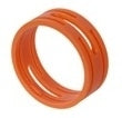 Neutrik XXR-3 Orange Colored Coding Ring, Fits NCXX Connector Without Unsoldering Insert