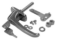 Hammond AHKL1 Type 12 Locking Handle Kit, 1-Point Latch, Counter Clockwise Rotation, For Most 1418 Series Single Door Enclosures.