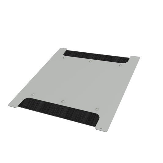 Hammond C2BBCE1931LG1 Brushed Cable Entry Bottom Panel, 19" x 31", 14-Gauge Steel, ASA61 Light Gray, for C2/C2RR Cabinets.