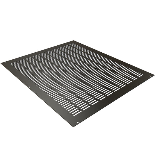 Hammond C2T1931VBK1 Vented Top Panel for C2/C2RR Rack Cabinets, 19" x 31", 14 Gauge Steel, RAL9005 Black.