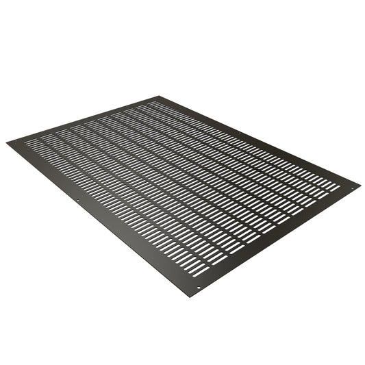 Hammond C2T1936VBK1 Vented Top Panel for C2/C2RR Rack Cabinets, 19" x 36", 14 Gauge Steel, RAL9005 Black.