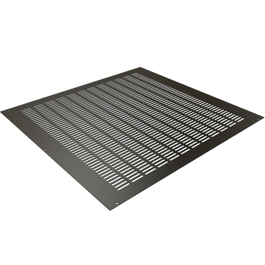 Hammond C2T2431VBK1 Vented Top Panel for C2/C2RR Rack Cabinets, 24" x 31", 14 Gauge Steel, RAL9005 Black.