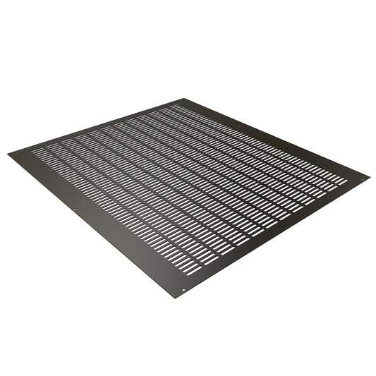 Hammond C2T2436VBK1 Vented Top Panel for C2/C2RR Rack Cabinets, 24" x 36", 14 Gauge Steel, RAL9005 Black.