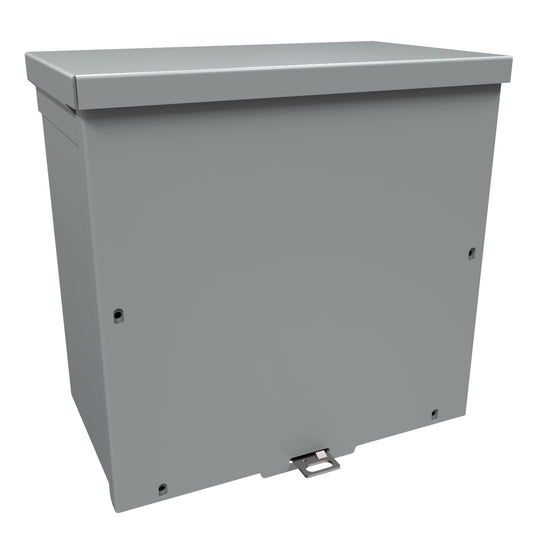 Hammond C3R10106SCNKO Type 3R Junction Box Screw Cover No K/O's- 10" x 10" x 6" - Galvanized/Gray