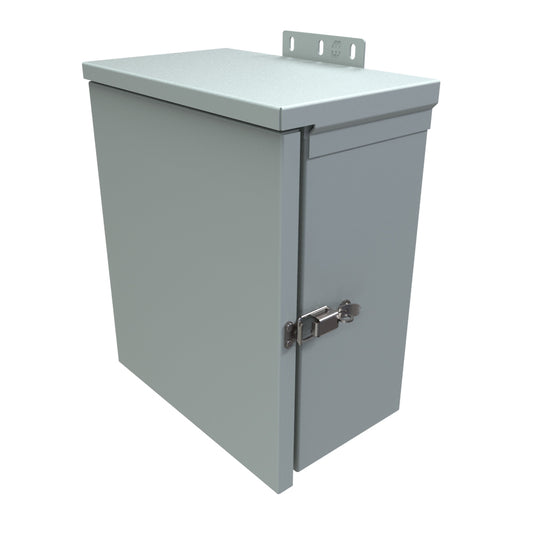 Hammond C3R12106HCR Type 3R Junction Box Hinge Cover - 12" x 10" x 6" - Galvanized/Gray