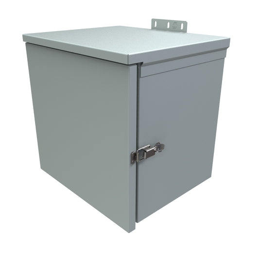 Hammond C3R121210HCR Type 3R Junction Box Hinge Cover - 12" x 12" x 10" - Galvanized/Gray