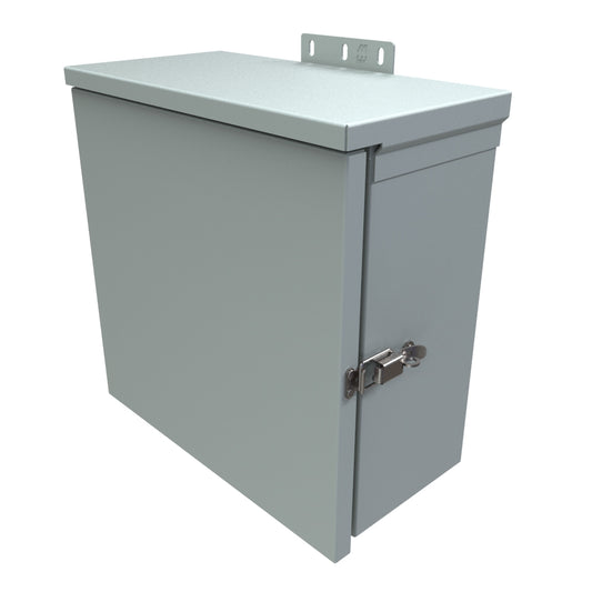 Hammond C3R12126HCR Type 3R Junction Box Hinge Cover - 12" x 12" x 6" - Galvanized/Gray