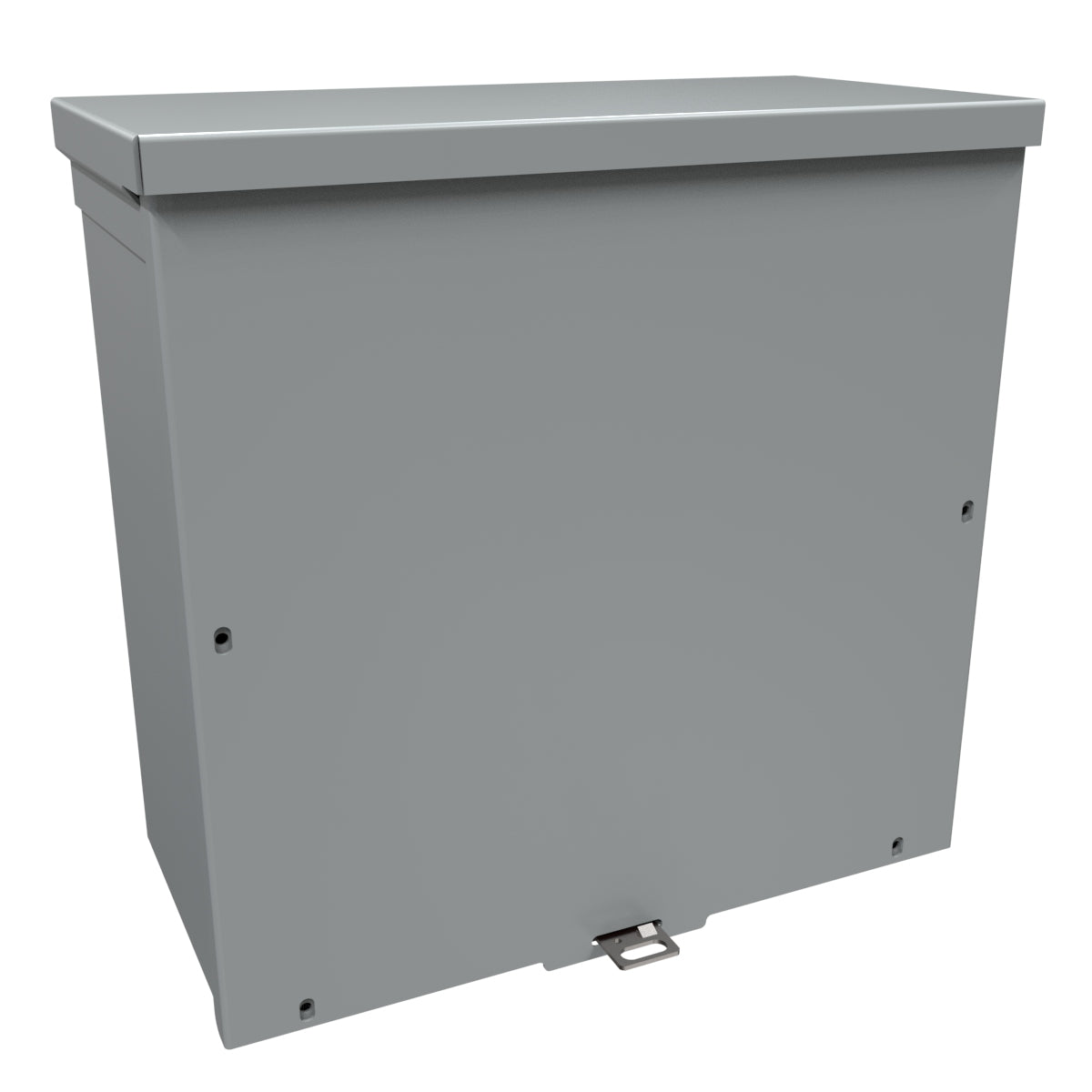 Hammond C3R12126SCNKO Type 3R Junction Box Screw Cover No K/O's- 12" x 12" x 6" - Galvanized/Gray