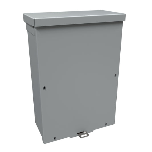 Hammond C3R1284SC Type 3R Junction Box Screw Cover - 12" x 8" x 4" - Galvanized/Gray