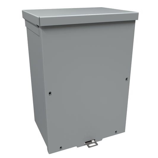 Hammond C3R1286SC Type 3R Junction Box Screw Cover - 12" x 8" x 6" - Galvanized/Gray