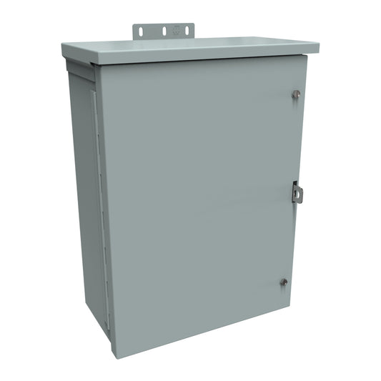 Hammond C3R16126HCR Type 3R Junction Box Hinge Cover - 16" x 12" x 6" - Galvanized/Gray