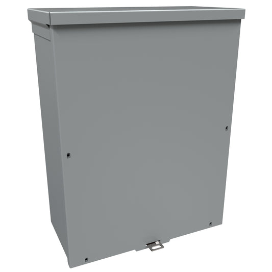 Hammond C3R16126SCNKO Type 3R Junction Box Screw Cover No K/O's- 16" x 12" x 6" - Galvanized/Gray