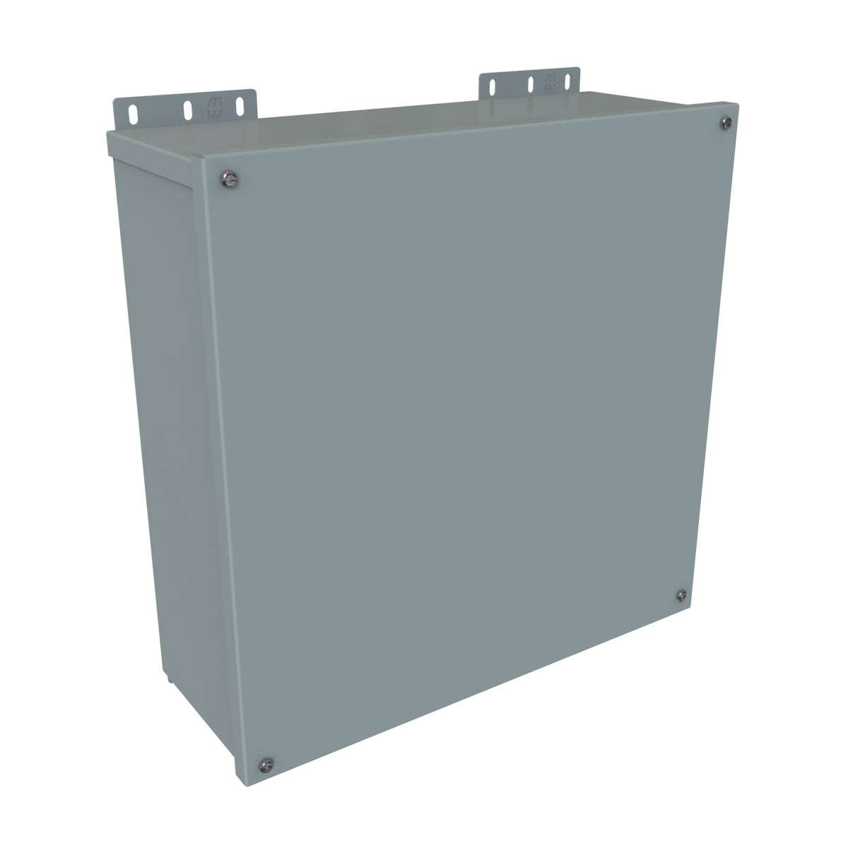 Hammond C3R16166ESCNK N3R Junction Box, Screw Cover No K/O's - 16" x 16" x 6" - Galvanized/Gray