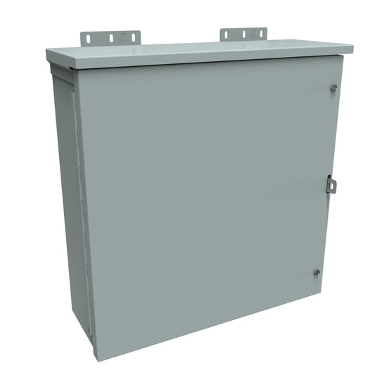 Hammond C3R18186HCR Type 3R Junction Box Hinge Cover - 18" x 18" x 6" - Galvanized/Gray