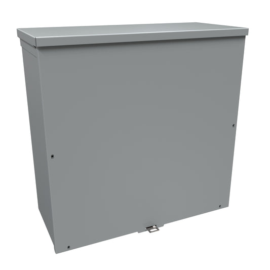 Hammond C3R18188SCNKO Type 3R Junction Box Screw Cover No K/O's- 18" x 18" x 8" - Galvanized/Gray
