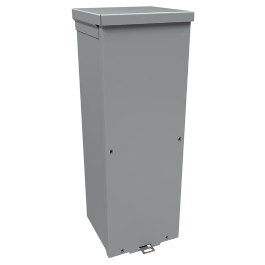 Hammond C3R1866SC Type 3R Junction Box Screw Cover - 18" x 6" x 6" - Galvanized/Gray