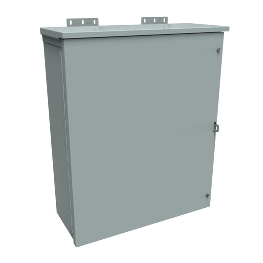 Hammond C3R24208HCR Type 3R Junction Box Hinge Cover - 24" x 20" x 8" - Galvanized/Gray