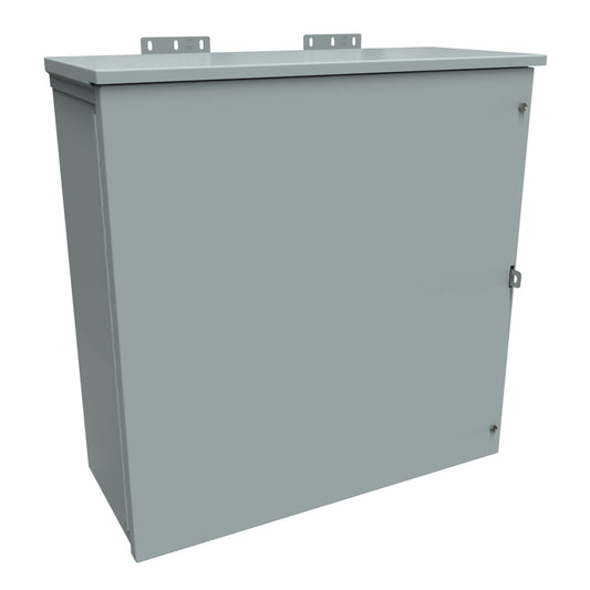 Hammond C3R242410HCR Type 3R Junction Box Hinge Cover - 24" x 24" x 10" - Galvanized/Gray