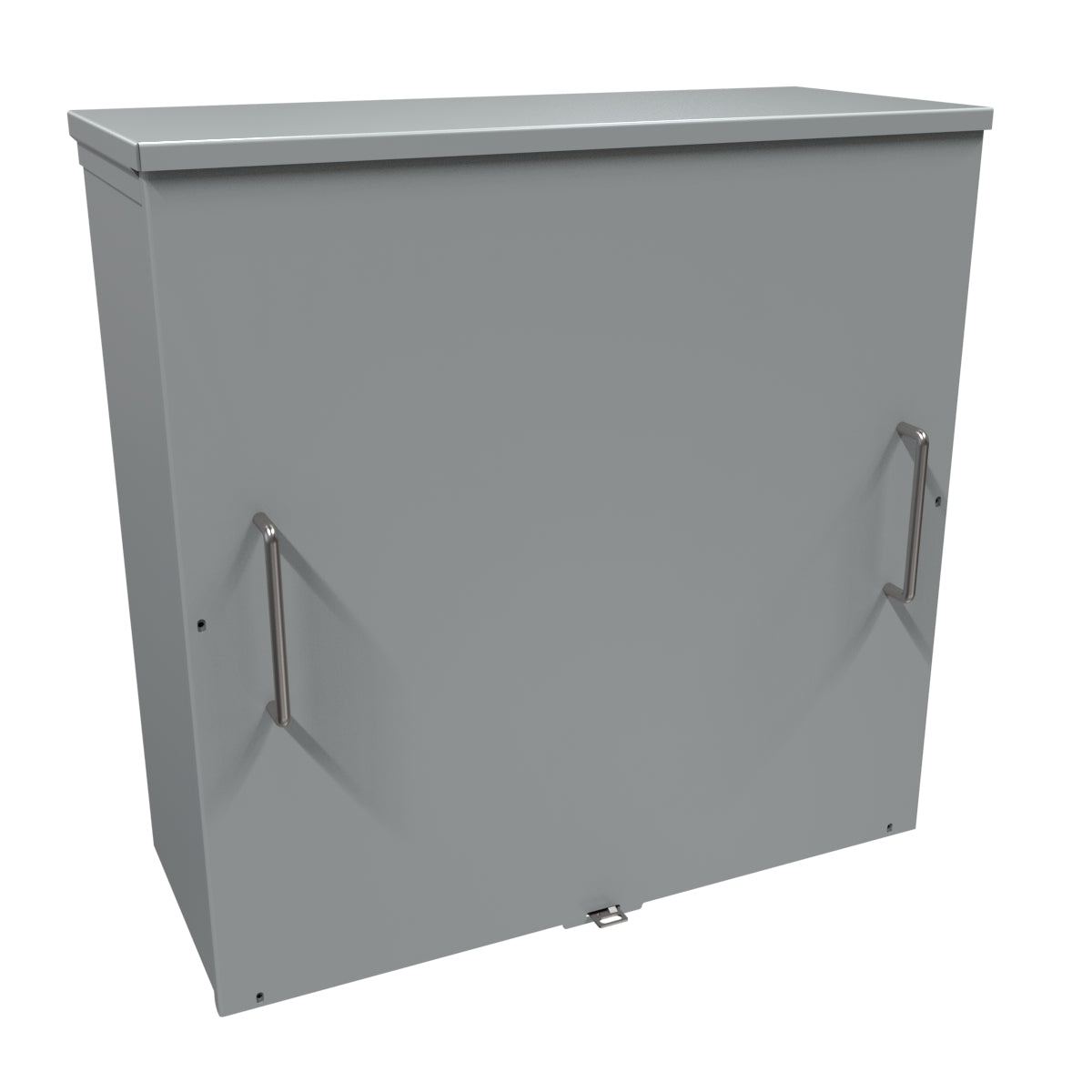 Hammond C3R242410SCNKO Type 3R Junction Box Screw Cover No K/O's- 24" x 24" x 10" - Galvanized/Gray