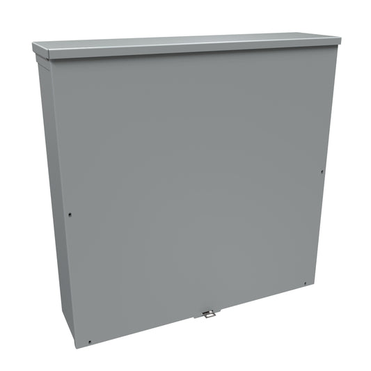 Hammond C3R24246SCNKO Type 3R Junction Box Screw Cover No K/O's- 24" x 24" x 6" - Galvanized/Gray