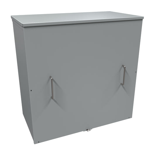 Hammond C3R303016SC Type 3R Junction Box Screw Cover - 30" x 30" x 16" - Galvanized/Gray