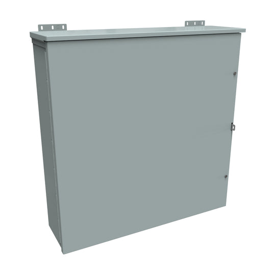 Hammond C3R30308HCR Type 3R Junction Box Hinge Cover - 30" x 30" x 8" - Galvanized/Gray