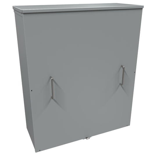 Hammond C3R363012SC Type 3R Junction Box Screw Cover - 36" x 30" x 12" - Galvanized/Gray